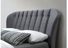5ft King Size Grey velour Elma buttoned bed frame 6